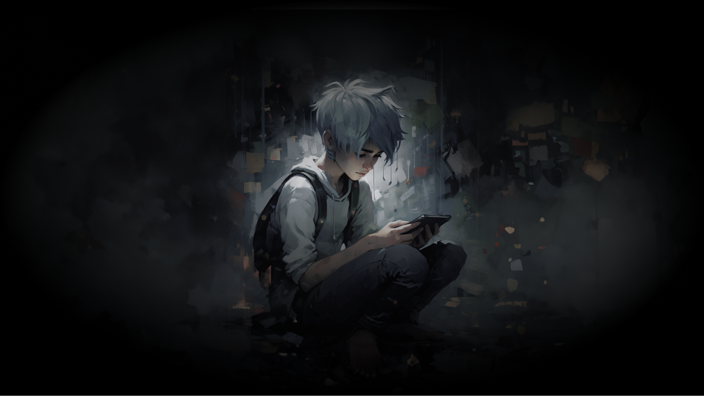 Rehumanity character artwork in a dark emotionally paced environment